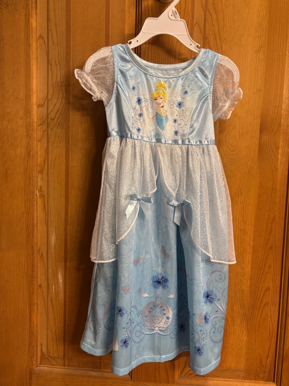 Disney Light Blue Cinderella Dress with Sparkle Tulle
